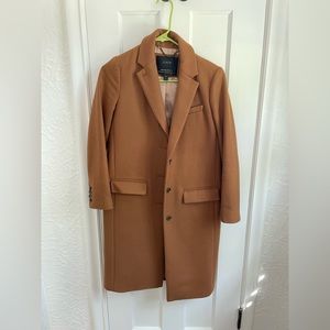 J.Crew Petite Wool Melton Topcoat, size 00P